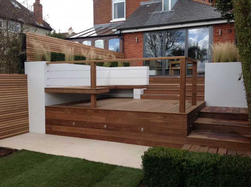 Western Red Cedar 20x45 PAR with Ipe 21x145mm Decking