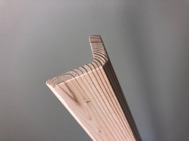 Siberian Larch 45 x 45mm L Section