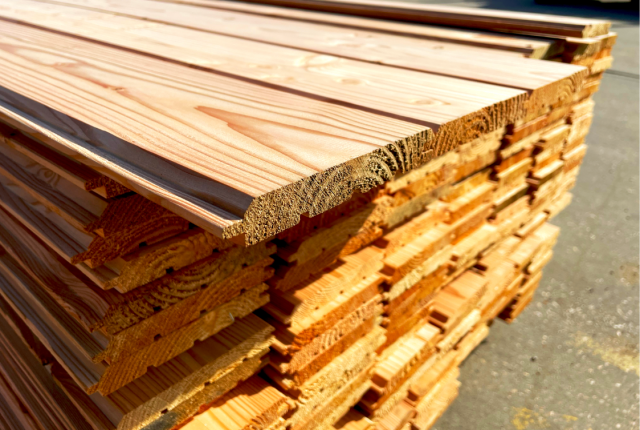 Larch 20 x 144mm T.G.V. Cladding ST1.L 