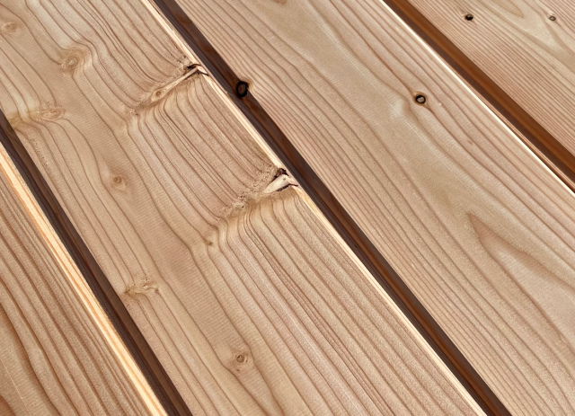 Larch 20 x 144mm T.G.V. Cladding ST1.L 
