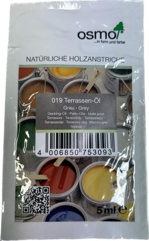 Osmo 019 Grey Decking Oil Sample Sachet