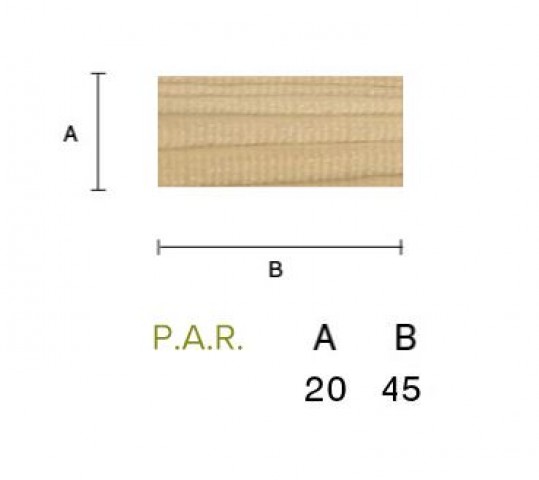 Siberian Larch 20 x 45mm P.A.R. Fencing