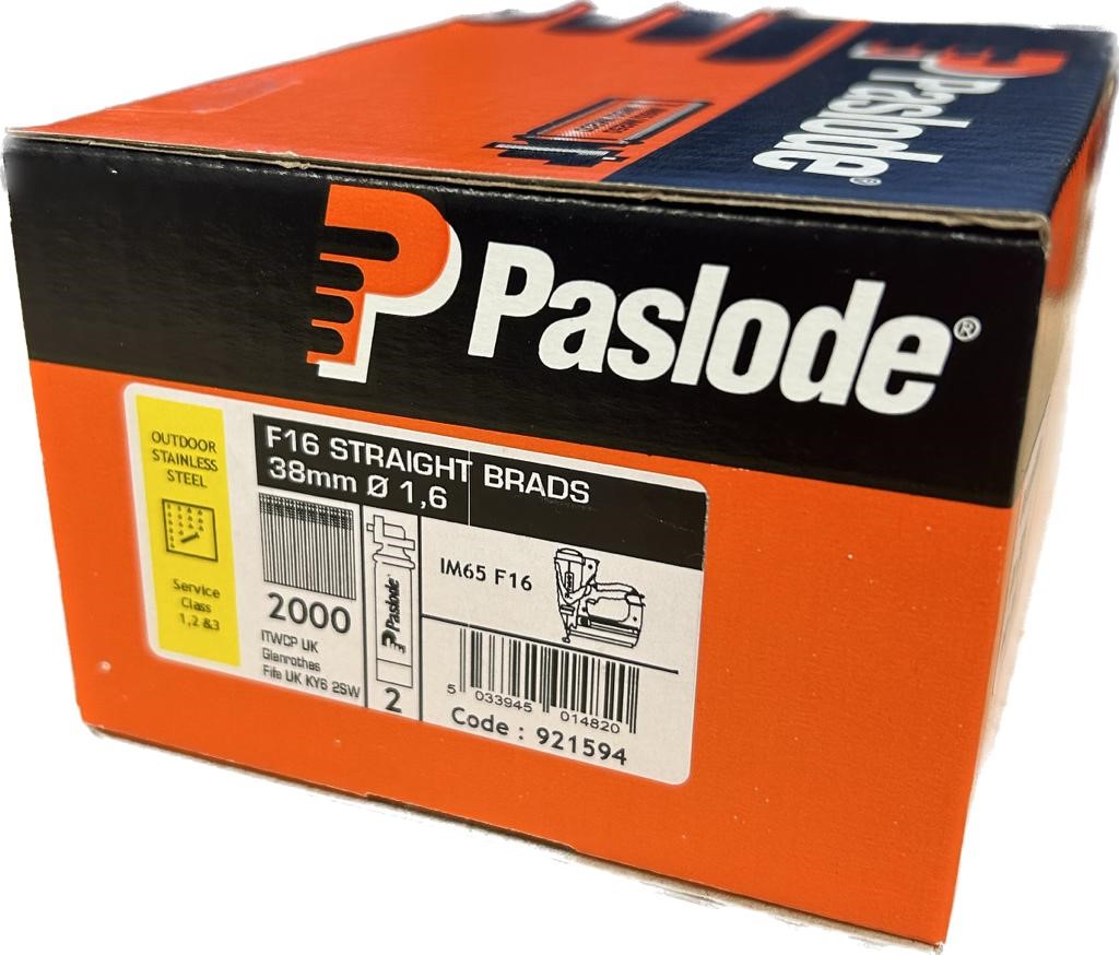 Paslode Stainless Steel Brad Straight Paslode Nails